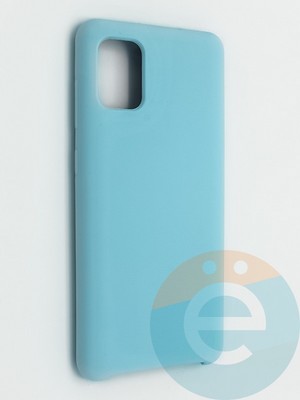 Накладка силиконовая Silicone Cover (без логотипа) для Samsung Galaxy A31 бирюзовая - фото 41992