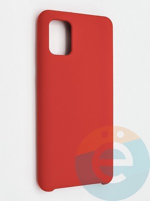 Накладка силиконовая Silicone Cover (без логотипа) для Samsung Galaxy A31 красная - фото 41994