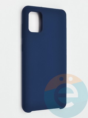 Накладка силиконовая Silicone Cover (без логотипа) для Samsung Galaxy A31 синяя - фото 41996