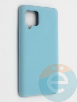 Накладка силиконовая Silicone Cover (без логотипа) для Samsung Galaxy A42 5G бирюзовая - фото 42008
