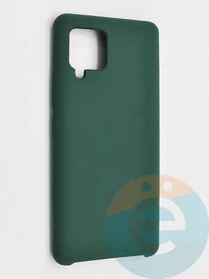 Накладка силиконовая Silicone Cover (без логотипа) для Samsung Galaxy A42 5G зеленая - фото 42009