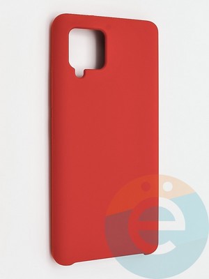 Накладка силиконовая Silicone Cover (без логотипа) для Samsung Galaxy A42 5G красная - фото 42010