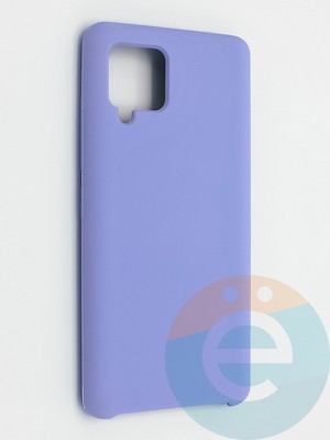Накладка силиконовая Silicone Cover (без логотипа) для Samsung Galaxy A42 5G сиреневая - фото 42013