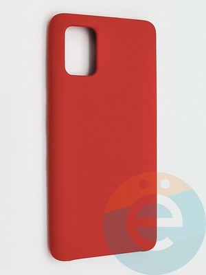 Накладка силиконовая Silicone Cover (без логотипа) для Samsung Galaxy A71 красная - фото 42034