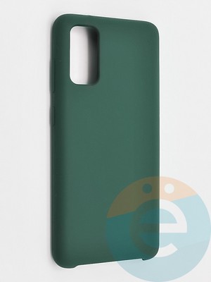 Накладка силиконовая Silicone Cover (без логотипа) для Samsung Galaxy S20 зеленая - фото 42065