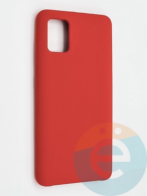 Накладка силиконовая Silicone Cover (без логотипа) для Samsung Galaxy S20 красная - фото 42066