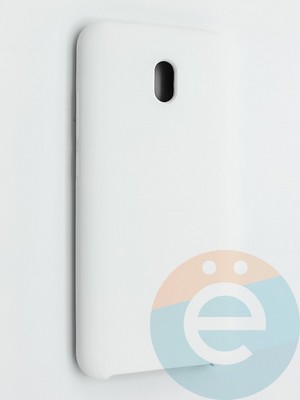 Накладка силиконовая Silicone Cover (без логотипа) для Xiaomi Redmi 8A белая - фото 42079