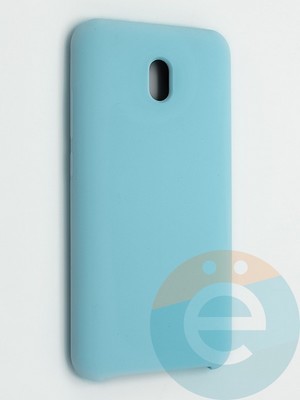 Накладка силиконовая Silicone Cover (без логотипа) для Xiaomi Redmi 8A бирюзовая - фото 42080
