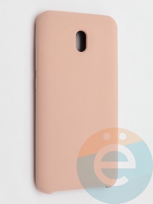 Накладка силиконовая Silicone Cover (без логотипа) для Xiaomi Redmi 8A пудровая - фото 42083