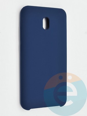 Накладка силиконовая Silicone Cover (без логотипа) для Xiaomi Redmi 8A синяя - фото 42084