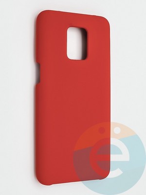 Накладка силиконовая Silicone Cover (без логотипа) для Xiaomi Redmi Note 9 Pro/9S красная - фото 42122