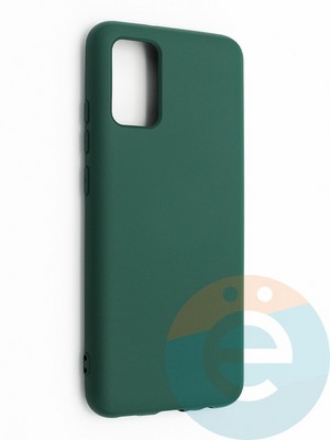 Накладка силиконовая Silicone Cover (без логотипа, с закрытым низом) для Samsung Galaxy A02S зеленая - фото 42138