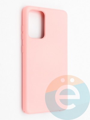 Накладка силиконовая Silicone Cover (без логотипа, с закрытым низом) для Samsung Galaxy A72 кораллавая - фото 42163