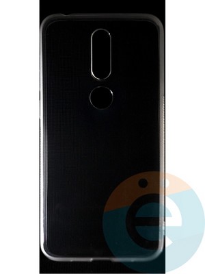 Накладка силиконовая ультратонкая на Nokia 6.1 Plus прозрачная - фото 42784