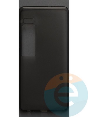 Накладка силиконовая ультратонкая на Meizu Pro 7 Plus тёмно-прозрачная - фото 42829