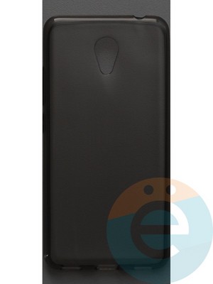 Накладка силиконовая ультратонкая на Meizu M5c тёмно-прозрачная - фото 42830