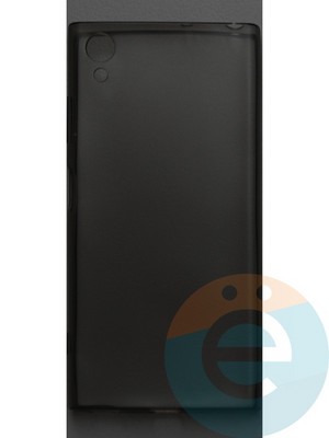 Накладка силиконовая ультратонкая на Sony XZ1 Plus тёмно-прозрачная - фото 42836