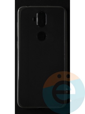 Накладка силиконовая ультратонкая на Asus Zenfone 5 Lite (ZC600KL) тёмно-прозрачная - фото 42847