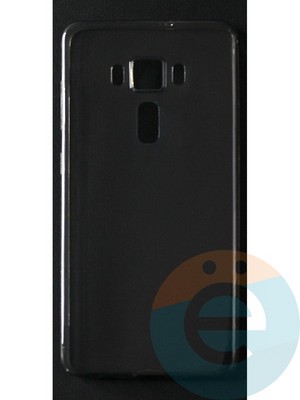 Накладка силиконовая ультратонкая на Asus Zenfone Max Plus (ZB570TL) тёмно-прозрачная - фото 42849