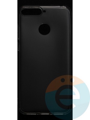 Накладка силиконовая ультратонкая на Huawei Y6 2018/7A Pro прозрачная - фото 42850