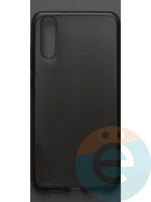 Накладка силиконовая ультратонкая на Huawei P20 тёмно-прозрачная - фото 42940