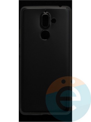 Накладка силиконовая ультратонкая на Nokia 7 Plus прозрачная - фото 42943