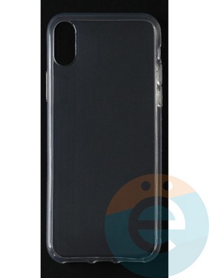 Накладка силиконовая ультратонкая на Apple iPhone X прозрачная - фото 42955
