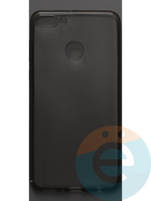 Накладка силиконовая ультратонкая на Huawei Y9 2019 тёмно-прозрачная - фото 42973