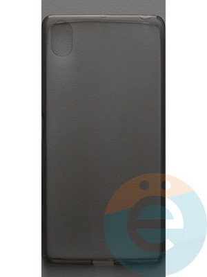 Накладка силиконовая ультратонкая на Sony X тёмно-прозрачная - фото 44386