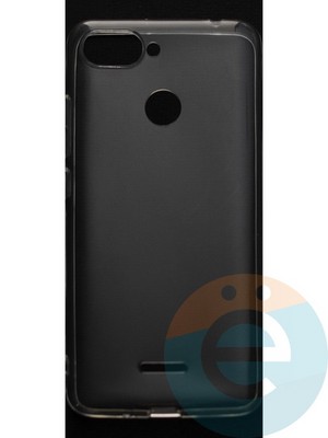 Накладка силиконовая ультратонкая на Xiaomi Redmi 6 прозрачная - фото 44434