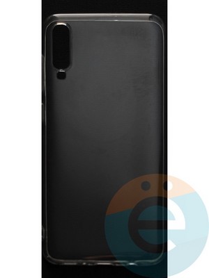 Накладка силиконовая ультратонкая на Samsung Galaxy A70 прозрачная - фото 44505