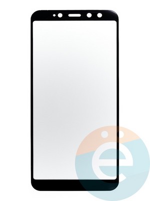 Защитное стекло 2D полноэкранное на Xiaomi Mi 6X/A2 черное - фото 44928