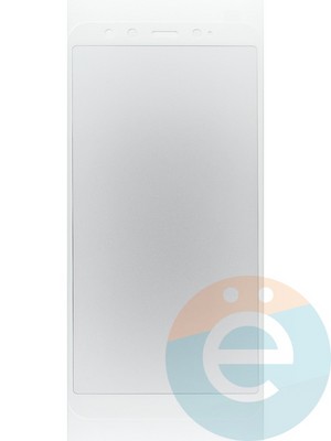 Защитное стекло 2D полноэкранное на Xiaomi Mi 6X/A2 белое - фото 44929