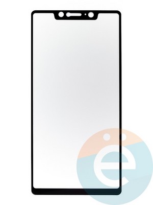 Защитное стекло 2D полноэкранное на Xiaomi Mi 8SE черное - фото 44930