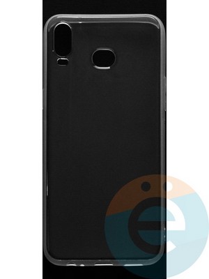 Накладка силиконовая ультратонкая на Samsung Galaxy A6S (2018) прозрачная - фото 44947