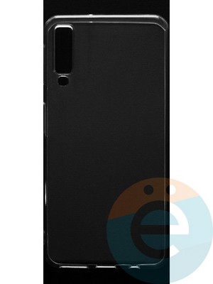 Накладка силиконовая ультратонкая на Samsung Galaxy A7 (2018) SM-A750 прозрачная - фото 44949