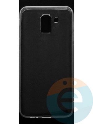 Накладка силиконовая ультратонкая на Samsung Galaxy J6 SM-J600 (2018) прозрачная - фото 44960