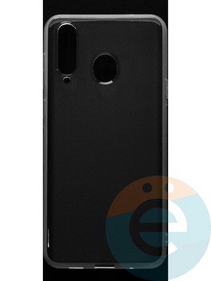 Накладка силиконовая ультратонкая на Samsung Galaxy A8S прозрачная - фото 44966
