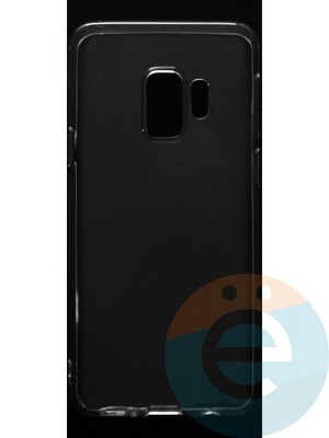 Накладка силиконовая ультратонкая на Samsung Galaxy S9 прозрачная - фото 44985