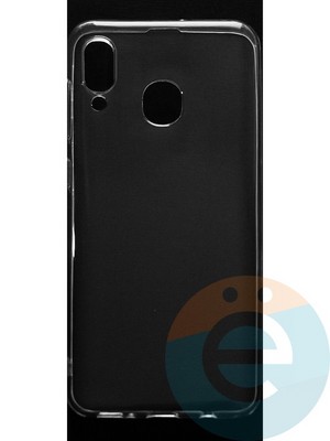 Накладка силиконовая ультратонкая на Samsung Galaxy A20 (2019) прозрачная - фото 45018