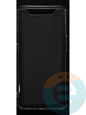 Накладка силиконовая ультратонкая на Samsung A90 (2019) прозрачная - фото 45020