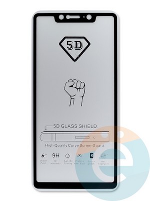 Защитное стекло 9D с полной проклейкой на Xiaomi Mi 8SE черное - фото 45063