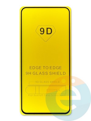 Защитное стекло 9D с полной проклейкой на Xiaomi Redmi Note 10 черное - фото 45266