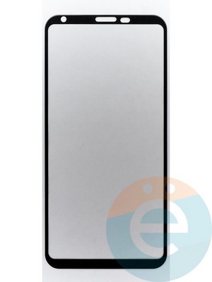 Защитное стекло 2D полноэкранное на LG V30 Plus черное - фото 45571