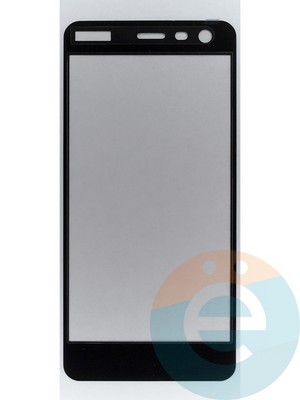 Защитное стекло 2D полноэкранное на Nokia 2 черное - фото 45623