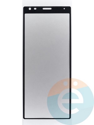 Защитное стекло 2D полноэкранное на Sony Xperia XA3 Plus черное - фото 45682