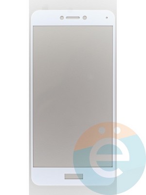 Защитное стекло 2D полноэкранное на Huawei P8 lite (2017) белое - фото 45722