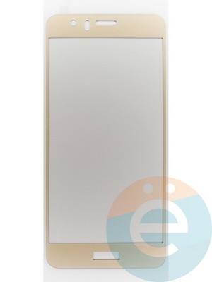 Защитное стекло 2D полноэкранное на Huawei Honor 8 золотистое - фото 45723