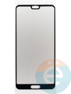 Защитное стекло 2D полноэкранное на Huawei P 20 черное - фото 45726