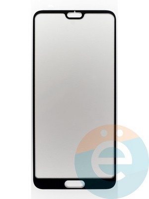 Защитное стекло 2D полноэкранное на Huawei P 20 Pro черное - фото 45727